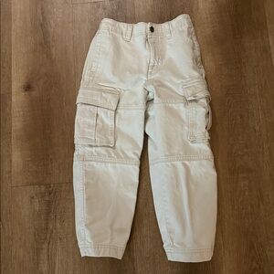 Old Navy 1994 Reissue Cargo Pants Khaki Military Kids Skate Hip Hop Grunge Sz 6